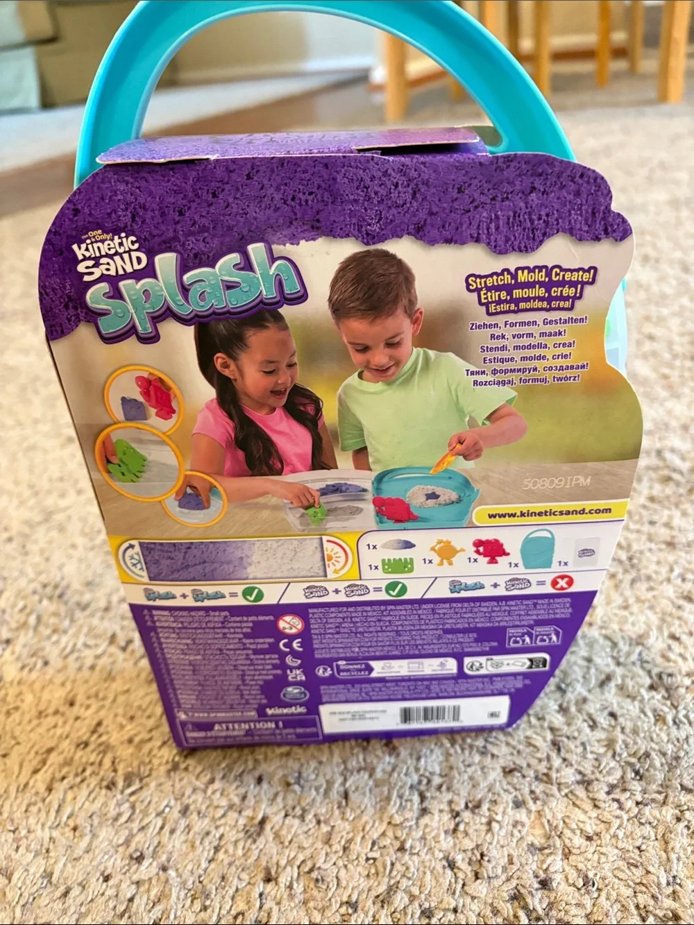 Kinetic sand Splash Starter set  - Blue
